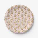Search for mid century modern patterns paper plates Floral