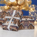 Search for gingerbread house wrapping paper Cute
