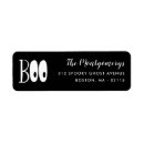 Search for boo return address labels Halloween