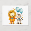 Search for lion illustration postcards Cute