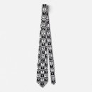 Search for question mark ties Black and white
