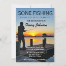 Search for gone fishing retirement invitations Sunset