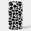 Search for cow pattern iphone cases Black