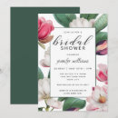 Search for magnolia bridal shower invitations Botanical