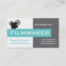 Search for filmmaker business cards Black