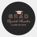 Search for faux rose gold foil stickers Graduate