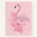 Search for cute pretty girly pink notebooks Flowers