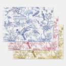 Search for french script wrapping paper Decoupage