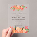 Search for pumpkin wedding invitations Autumn