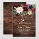 Search for rustic wedding anniversary invitations Watercolor