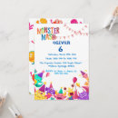 Search for monster mash birthday invitations For kids
