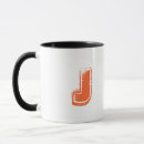 Search for plain orange mugs Black