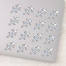 Search for arrow sign stickers Sagittarius