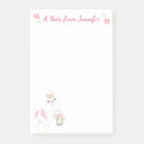 Search for llama post it notes Pink