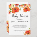 Search for poppy baby shower invitations Summer