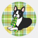 Search for boston terrier cartoon stickers Cute