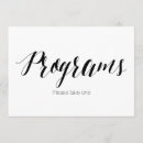 Search for program wedding invitations Calligraphy