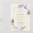 Search for purple celebration life invitations In loving memory