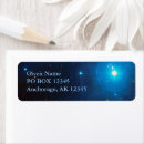 Search for constellations return address labels Blue