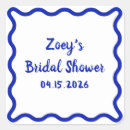 Search for square border stickers Bridal shower