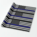 Search for thin blue line wrapping paper Leo