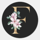 Search for f monogram stickers Gold
