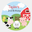Search for farm animals birthday stickers Kids