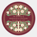 Search for white and gold wedding stickers Floral