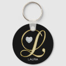 Search for l letters key rings Gold
