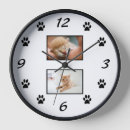 Search for black and white cat clocks Pet photo