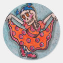 Search for day of the dead girl stickers Cute