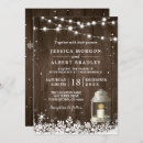 Search for country christmas wedding invitations Wood