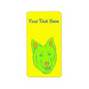 Search for dog cartoon return address labels Canine