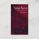Search for renaissance business cards Damask