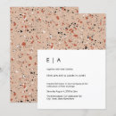 Search for retro geometric patterns invitations Bride