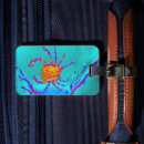 Search for crab luggage tags Colourful