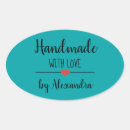 Search for modern oval stickers Teal