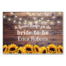 Search for country bridal shower table cards Rustic