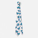 Search for white butterfly ties Blue