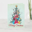 Search for music lovers christmas cards Guitar christmas tree