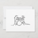Search for music 1st birthday invitations Drum