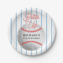Search for baseball paper plates Red