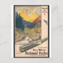 Search for canada vintage travel poster postcards National park