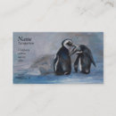 Search for penguin business cards Winter