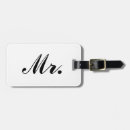 Search for newlyweds luggage tags Bride