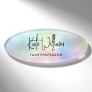 Search for holographic name tags Modern