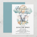 Search for adventure awaits baby shower Typography