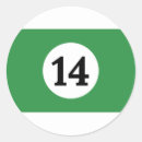 Search for number fourteen stickers Ball