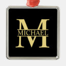 Search for black and gold christmas tree decorations Initial