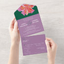 Search for vibrant wedding invitations Purple